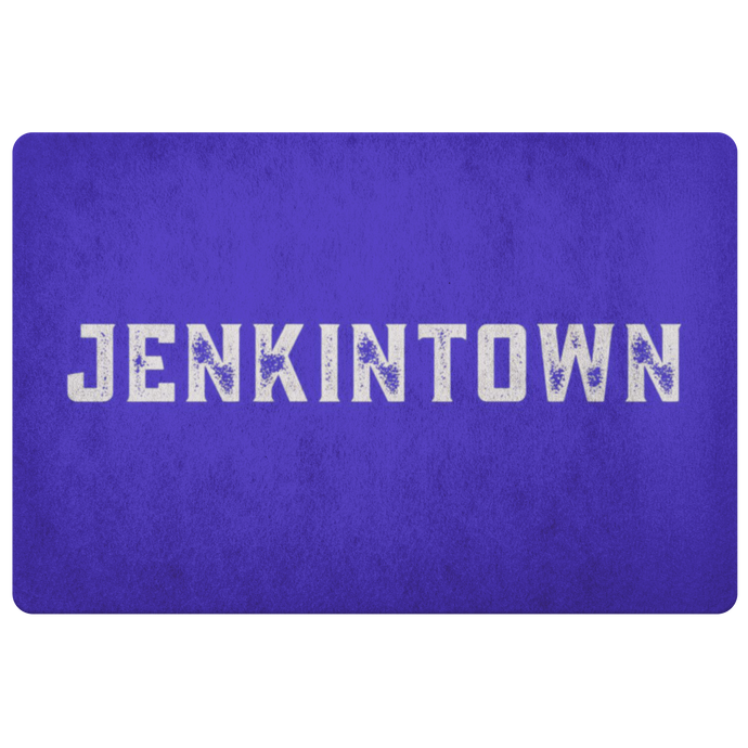Jenkintown Blue Doormat for Color Day Year Round