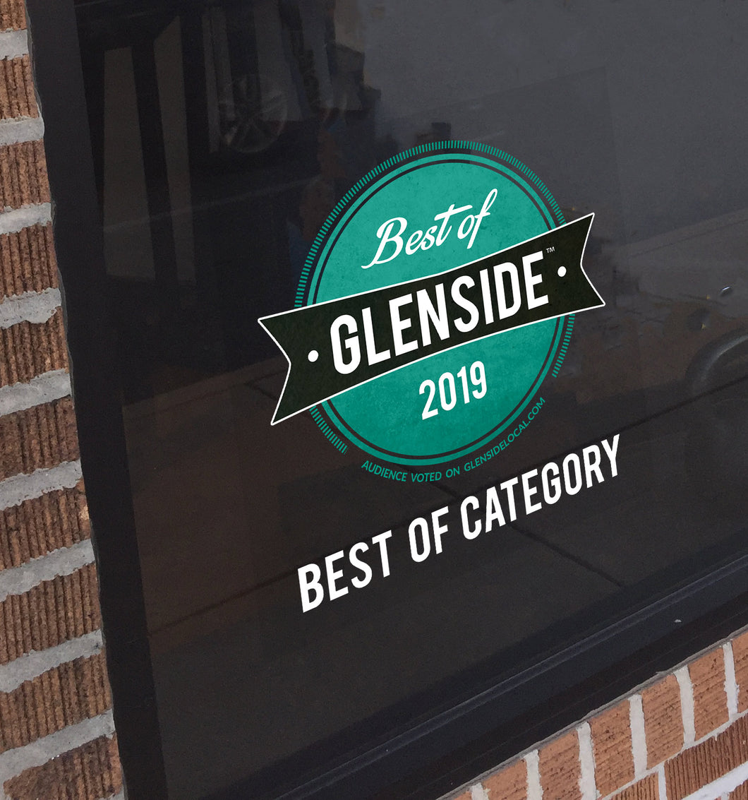2023 Best Of Glenside Window Cling