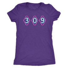 Throwback 309 Womens Triblend T-Shirt
